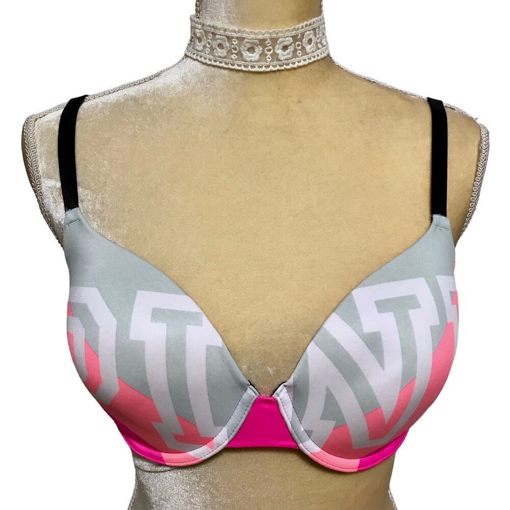 Victoria's Secret PINK NWOT Wear Everywhere T-Shirt Lightly Lined Bra Women 32DD
